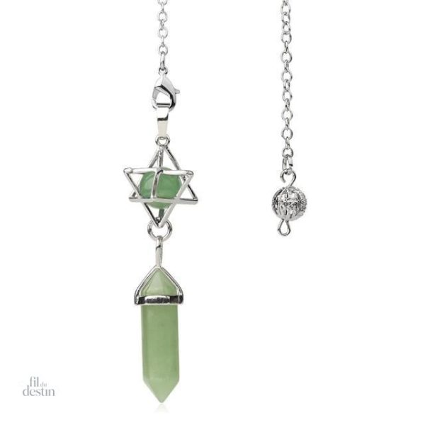 Pendule énergétique Merkaba, accessoire de bien-être