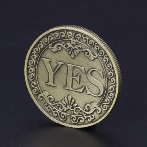 Accessoire porte-bonheur "oui-non" pour guidage spirituel