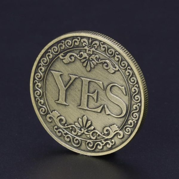 Accessoire porte-bonheur "oui-non" pour guidage spirituel