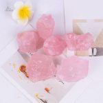 Gemme de quartz rose, favorise la paix intérieure