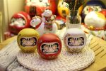 Poupée Daruma décorative, héritage japonais unique
