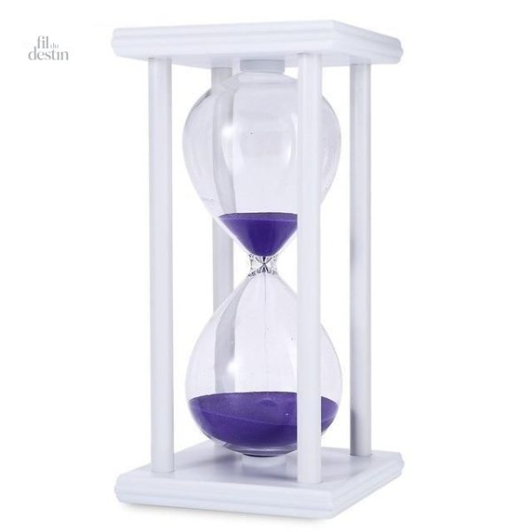 Porte-bonheur en sablier, essence du temps sacré