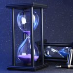 Objet décoratif en sablier, charme européen