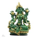 Statue de la Tara verte, porte-bonheur bouddhiste