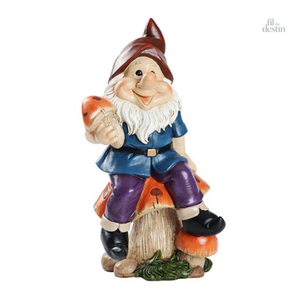 Statue de nain de jardin en tant que porte-bonheur allemand