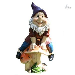 Nain de jardin traditionnel allemand, symbole de chance