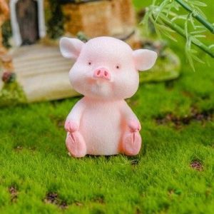 Porte-bonheur allemand en forme de petit cochon