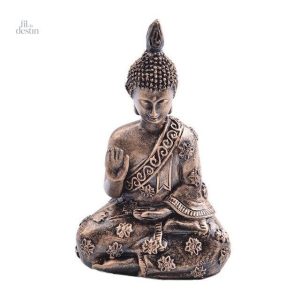 Statue Bouddha faisant l'Abhaya Mudra, symbole de protection