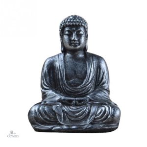 Statue de Bouddha méditant en résine décorative