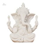 Porte-bonheur hindou, représentation du dieu Ganesh en grès