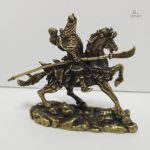 Figurine décorative de Guan Yu en laiton