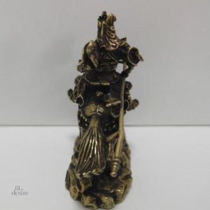 Représentation en laiton du célèbre général chinois