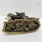 Objet d'art en laiton inspiré par Guan Yu