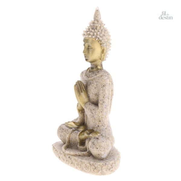 Accessoire spirituel indien, statuette Bouddha pour la chance