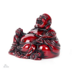 Statuette Bouddha rieur, symbole de bonheur et prospérité