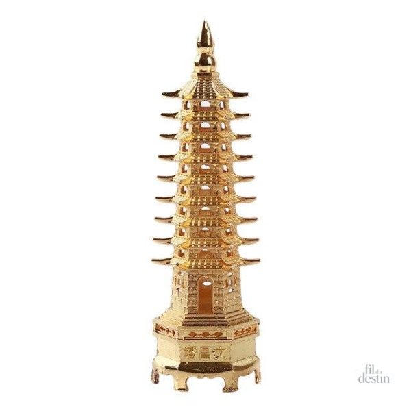 statuette-de-la-pagode-de-wen-chang-1 Statuette de la pagode Wen Chang, porte-bonheur Feng shui