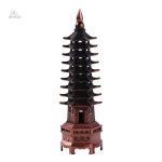 Objet Feng shui, sculpture de la pagode Wen Chang