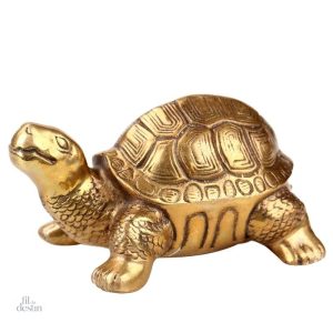 Statuette de tortue porte-bonheur Feng Shui