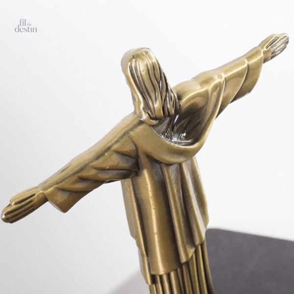 Statue décorative du Christ, représentation culturelle brésilienne