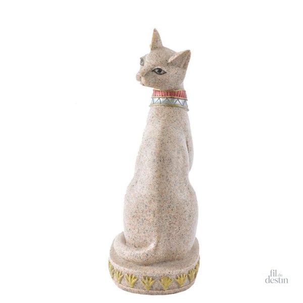 Objet décoratif chat égyptien, favorise la chance et le bien-être