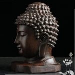 Porte-bonheur indien, statuette de Tathagata élégante