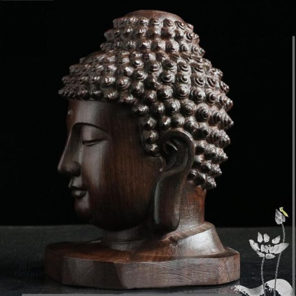 Porte-bonheur indien, statuette de Tathagata élégante