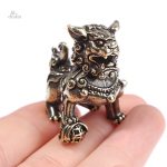 Chiens fu en cuivre, amulettes de sagesse et de sécurité