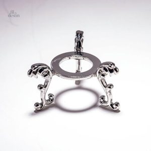 Support décoratif pour boule de cristal, accessoire gitan unique