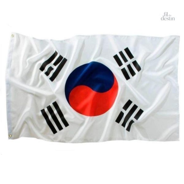 taegeukgi-ou-drapeau-au-taegeuk-1 Drapeau Taegeukgi, symbole national de la Corée du Sud