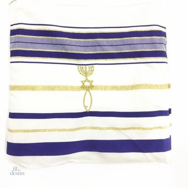 Accessoire rituel : Talit en coton, source de bénédictions