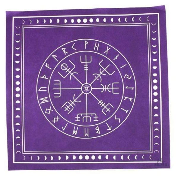 Tapis de divination avec motifs ethniques nordiques uniques
