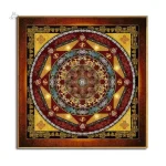 Bannière décorative avec motif mandala apaisant